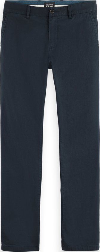 Scotch & Soda CORE - STUART - STRETCH COTTON CHINO Heren Broek - Night - Maat 31-32