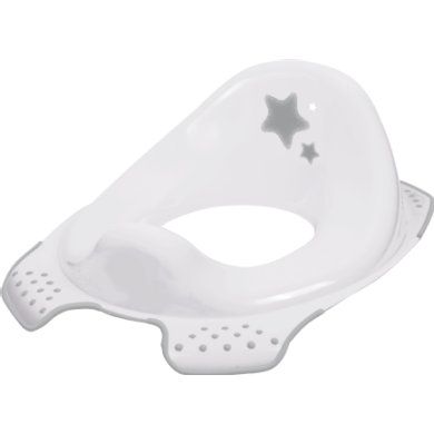 Keeeper Toiletverkleiner met anti-slip functie stars wit