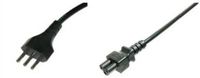 Link Accessori LKC518 elektriciteitssnoer Zwart 1,8 m CEI 23-16 IEC C5