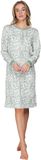 Pastunette - Nachthemd - Soft Paisley - Katoen Interlock - Groen - Maat 42