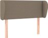 vidaXL Hoofdbord - Stof - Taupe - 93x23x78/88 cm