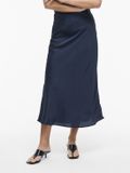 VILA Rok VIELLETTE Taille haute Bleu marine
