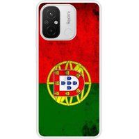 Xiaomi Drapeau portugal Verstevigd hoesje met sublimatie bedrukking, compatibel met Xiaomi Redmi 12C