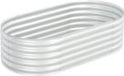 vidaXL Verhoogde Plantenbak - 160x80x44 cm - Gegalvaniseerd Staal - Zilver