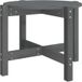 Icecat Table Basse Table De Salon Table De Café Gris Ø 62,5x45 cm Bois Massif De Pin