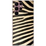 Samsung Galaxy S22 Ultra Zebre Bedrukt siliconen hoesje