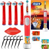Braun Oral-B Oral-B Elektrische tandenborstel VITALITY PRO D103 Kids, The Lion King, met accessoires