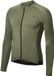 DANISH ENDURANCE Maillot de cyclisme pour hommes - Maillot de cyclisme - Manches longues - Séchage rapide - Poches arrière - Vert olive - Taille M