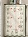 Rideau anti-poussière pour armoires de rangement - 40 x 60 cm - Motif floral