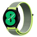 Samsung Sport Loop nylon bandje - Neon groen - Galaxy Watch 7 / Galaxy Watch FE - 40mm & 44mm