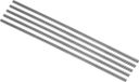 Wan GmbH Bâton de graphite - Bâton de carbone - Coulée de métal - Haute pureté - 200 x 3 mm - Noir