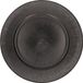 Othmar Decorations assiettes de présentation - 6x - noir mat - 33 cm - rond