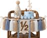 Khaki conique chapeau avec topper joyeux anniversaire photoshoot semestriel