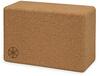 Gaiam Sol Yoga Block - Cork - 4" x 6" x 9"