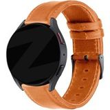 Bandz Bracelet cuir 'Classique' Realme Watch S (Pro) (marron)