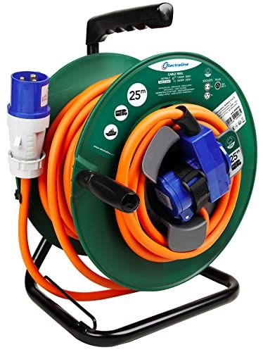 QwattPro kabelhaspel Big EZ RA 40m 3G2,5 H07RN-F zwart - 1311004