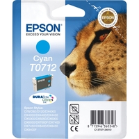 Epson Cheetah T0712 - Cyaan - Inktcartridge - 5 ml