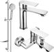 Mexen Royo DF40 set de bain, chrome - 72203DF40-00