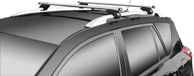 Markenlos Menabo Brio Universele Aluminium Dakdragerset voor auto's met open reling - Wit
