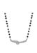Gaya Rose Gold Black Minimalistische Ketting Vrouwen