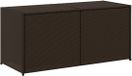 vidaXL Tuinbox 283 L Poly Rattan Bruin