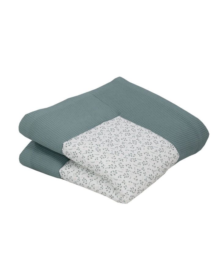 ULLENBOOM Baby Play Mat - Cotton, Polyester - Green, White - 100x100cm