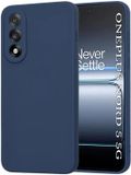 Techsuit Hoesje geschikt voor OnePlus Nord 5 - Soft Flex Silicone Back Cover - Navy Blue