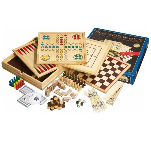 Philos houten game set Compendium 10 groot