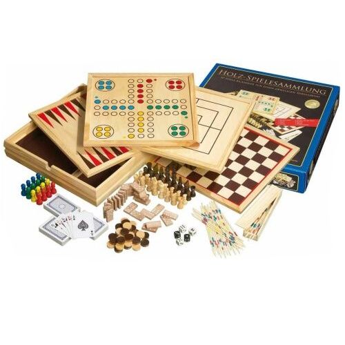 Philos Houten Game Set Compendium 10 Groot - Unisex - Vanaf 8 Jaar