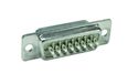 Harting 09 67 015 5615 D-Sub 15-pin M Grijs, Metallic Kabel Connector