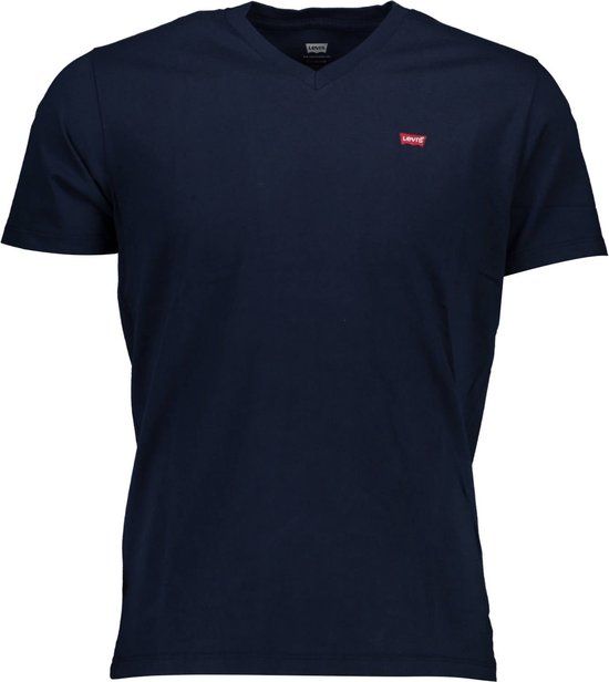 Blauw katoenen T-shirt - 5400816654889