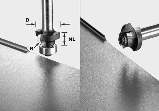 Festool S8 HW R2 D20-KL OFK Afrondfrees HW 499798