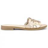 Gabor Mules Satinées Métalliques Femme