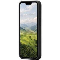 dbramante1928 Costa Rica - Achterzijde behuizing voor mobiele telefoon - silicone, gerecycled plastic - nachterlijk zwart - voor Apple iPhone 12, 12 Pro