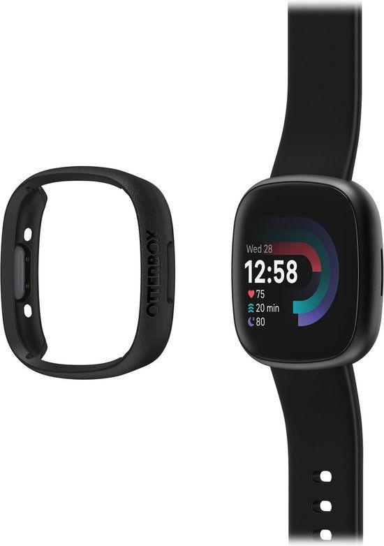 OtterBox All Day Watch Bumper voor Fitbit Versa 4, Zwart