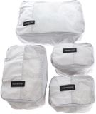 Kapten & Son Packing Cubes Set All Black Grijs