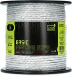 ZoneGuard 6 mm Basic afrasteringskoord wit 200 m