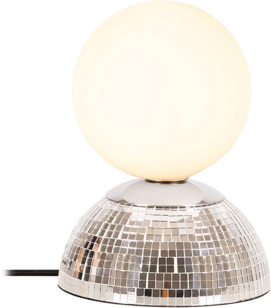 Lucide GLITZER - Tafellamp - Ø 14 cm - 1xG9 - Zilver