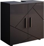 Vicco Irma Wastafelonderkast – 60 x 59 cm Antraciet Hoogglans
