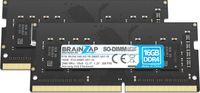 BRAINZAP 32 Go (2 x 16 Go) DDR4 2400 MHz PC4-2400T-SA1-10 SO-DIMM CL17 1Rx8 1,2V, mémoire vive non tamponnée, non ECC, pour ordinateur portable