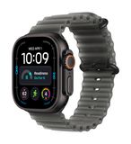 Apple Watch Ultra 4 GPS + Cellular 49mm Black Titanium Case - Translucent Ocean Band Smartwatch