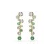 Swarovski Constella 5732248 Dames Oorbellen Groen/Goud
