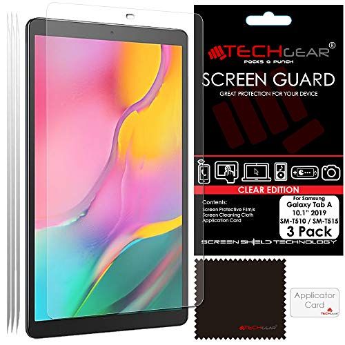 TECHGEAR ScreenProtector voor Samsung Galaxy Tab A 10.1" 2019 (SM-T510 / SM-T515) - 3 stuks