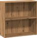 vidaXL Bibliothèque 80x30x77 cm bois de chêne ouvragé couleur chêne