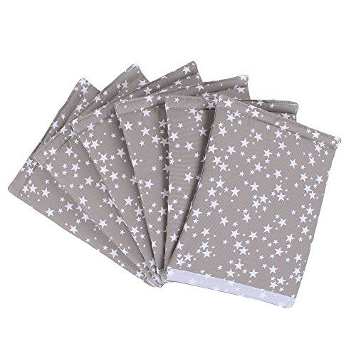 babybay Babynest voor Origineel - Taupe Stars Wit - One Size