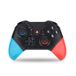 NK Pro Switch Wireless Pro Switch Controller met Macro-/Wake/Turbo/Gyro Axis/Dual Vibration/RGB-licht, zwart/rood/blauw