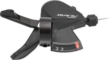 Shimano Versteller 3V links - Zwart - Hondenfietskar