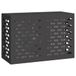 VidaXL Airconditioner hoes zwart 90 x 40 x 60 cm staal
