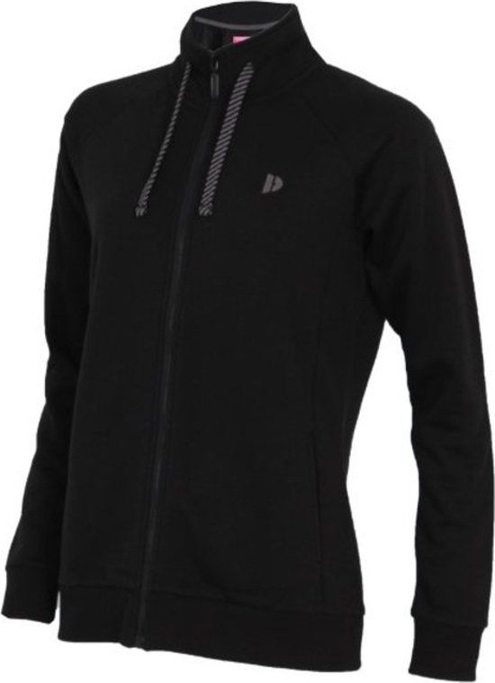 Donnay - Vest met opstaande kraag (Amber) - Sporttrui - Dames - Zwart (020) - maat XL