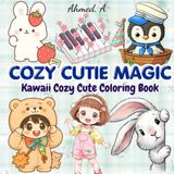 COZY CUTIE MAGIC: Kawaii Cozy Cute Coloring Book Featuring Adorable Girls & Sweet Kawaii Things. FOR ALL AGES